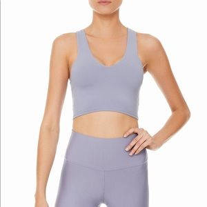 Alo Real Bra Tank - Blue Moon